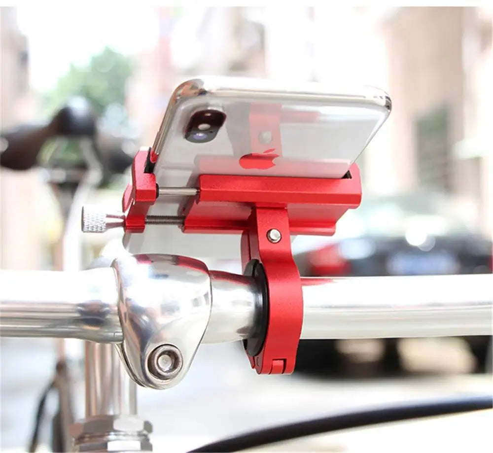 Aluminum Alloy Bicycle Phone Holder Motorcycle Handlebar Mount