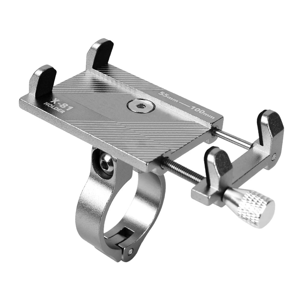 Aluminum Alloy Bicycle Phone Holder Motorcycle Handlebar Mount