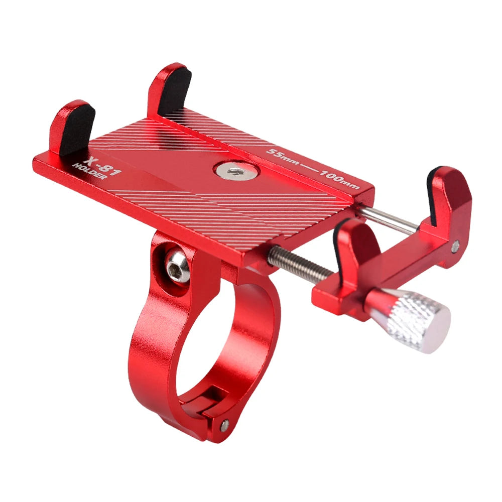 Aluminum Alloy Bicycle Phone Holder Motorcycle Handlebar Mount