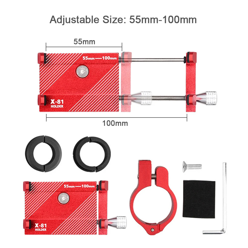 Aluminum Alloy Bicycle Phone Holder Motorcycle Handlebar Mount