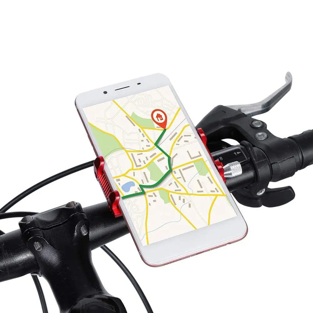 Aluminum Alloy Bicycle Phone Holder Motorcycle Handlebar Mount