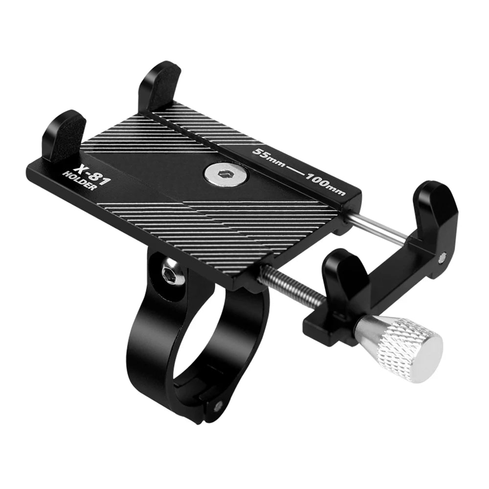 Aluminum Alloy Bicycle Phone Holder Motorcycle Handlebar Mount