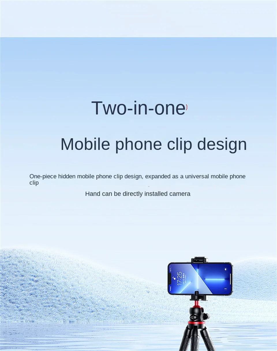 Flexible Octopus Tripod for Phone and Camera