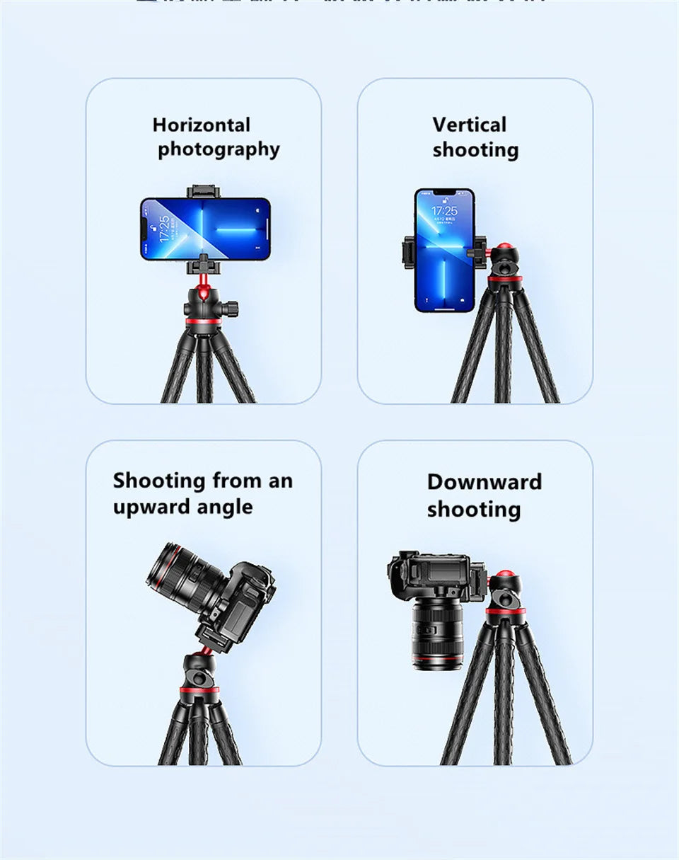 Flexible Octopus Tripod for Phone and Camera