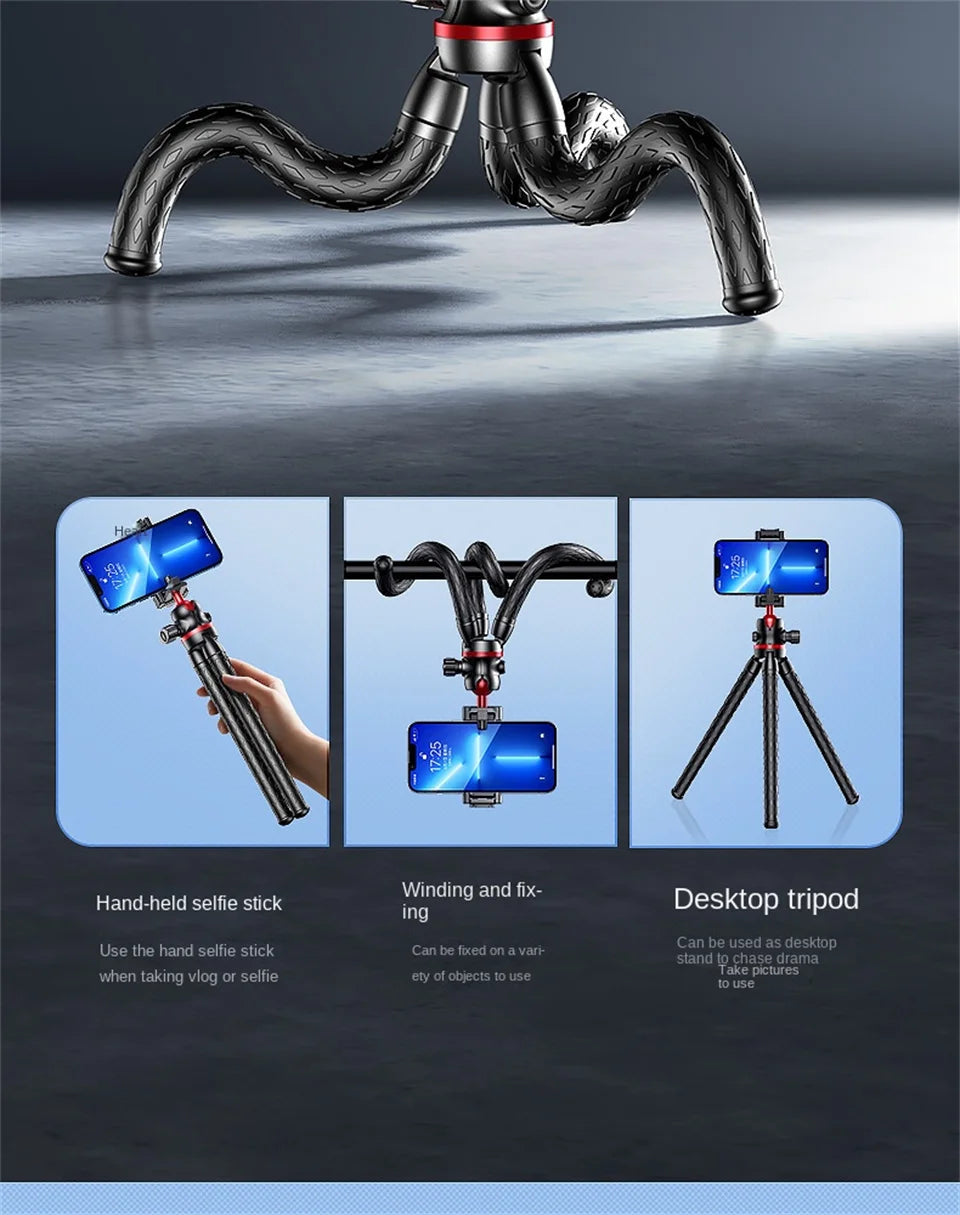 Flexible Octopus Tripod for Phone and Camera