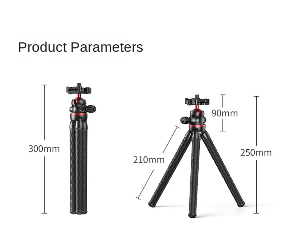 Flexible Octopus Tripod for Phone and Camera